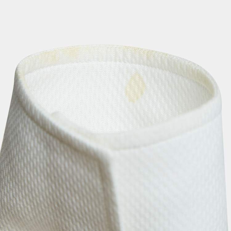 Pre Owned Valentino Off-White Cotton and Silk Long Sleeve Semi Sheer Shirt S