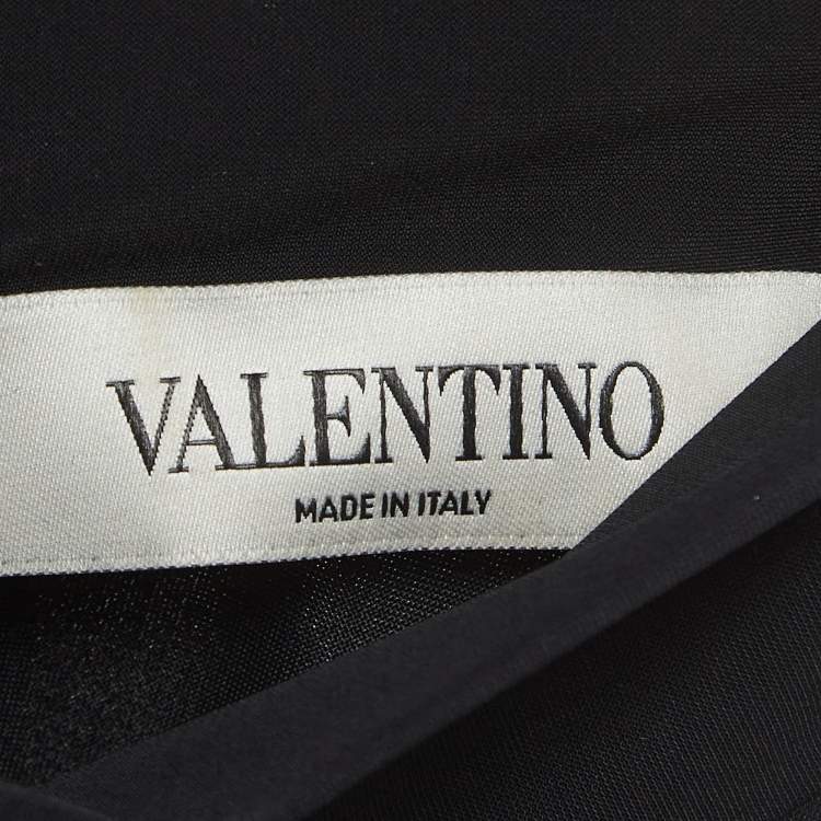 Pre Owned Valentino Multicolor Printed Jersey Foulard Archive Midi Dress S