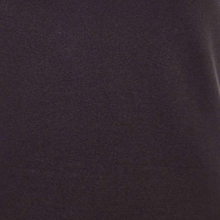 مملوكة مسبقًا Valentino Vintage Brown Jersey Lace Trim Camisole Top L