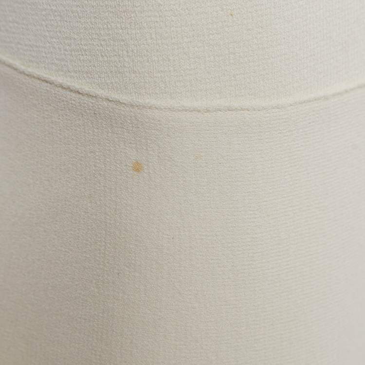 Pre Owned Valentino Off-White Knit Oversized Top M 