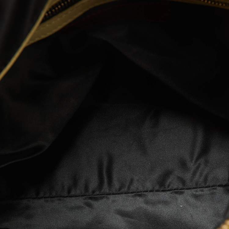 Pre Owned Valentino Yellow Leather Zip Boston Bag