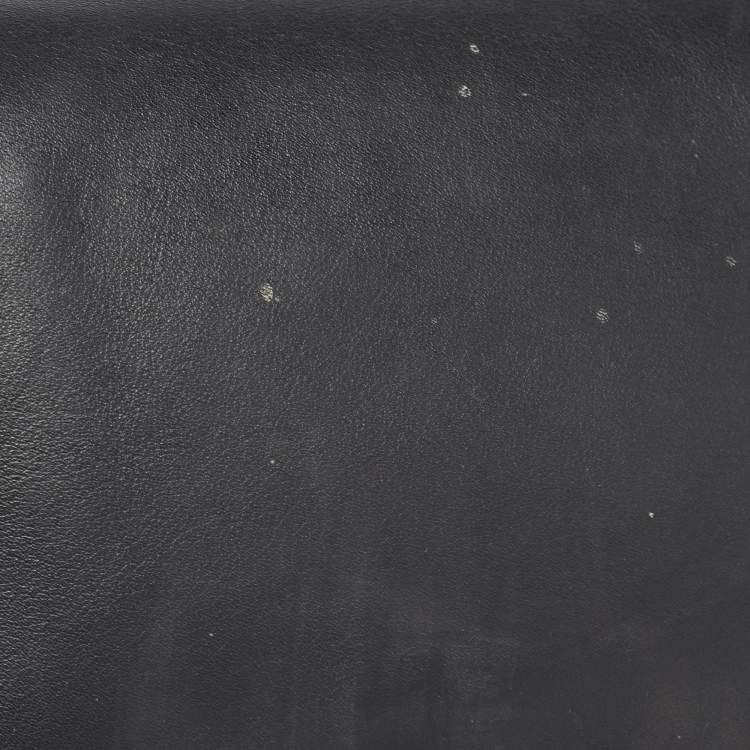 Pre Owned Valentino Black Leather Medium Rockstud Trapeze Tote
