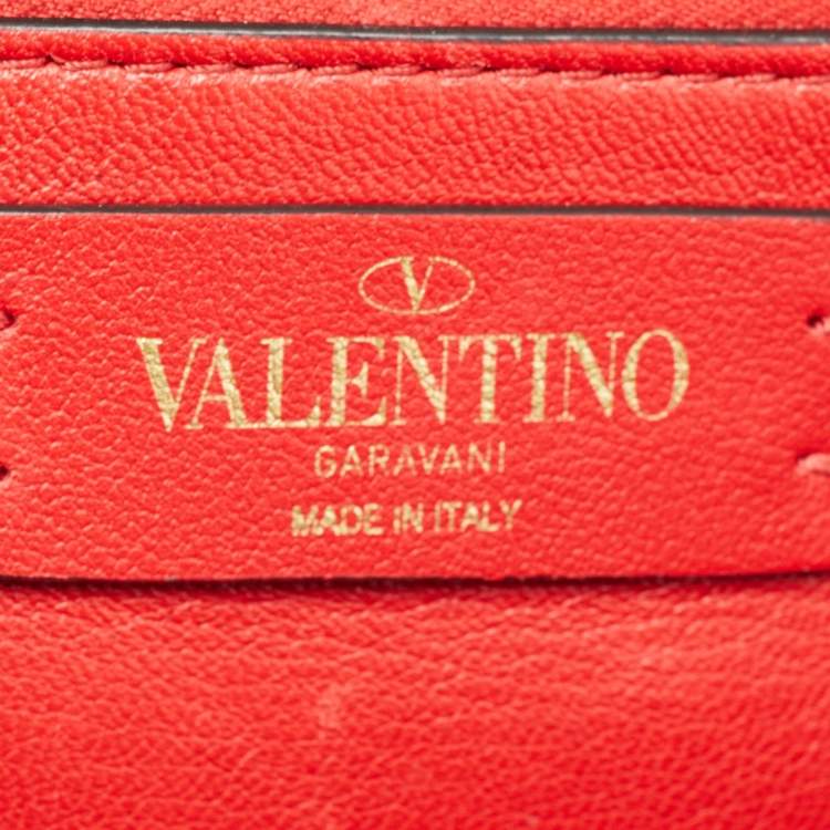 Pre Owned Valentino Black Leather Small VSling Top Handle Bag