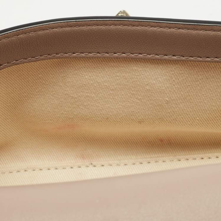 Pre Owned Valentino Beige Leather Mini Rockstud Shoulder Bag