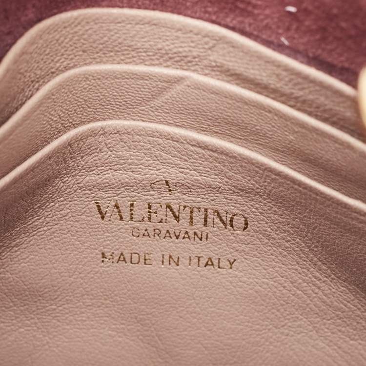 Pre Owned Valentino Beige Leather Mini VLogo Tote