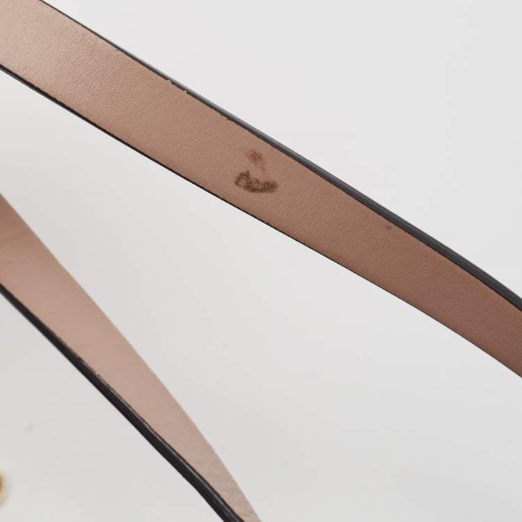 Pre Owned Valentino Beige Leather Mini VLogo Tote