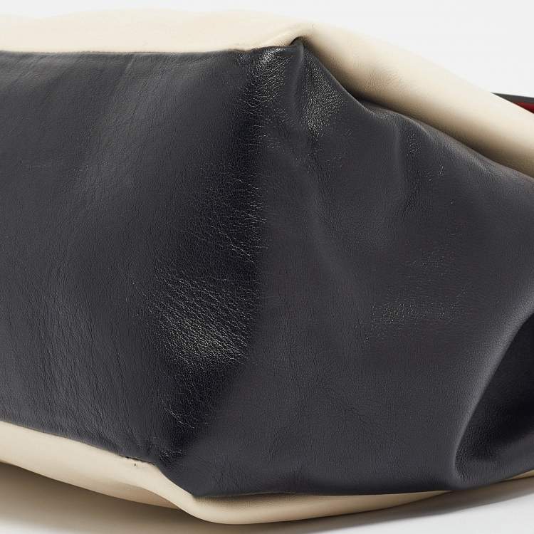 Pre Owned Valentino Multicolor Leather Mime Top Handle Bag