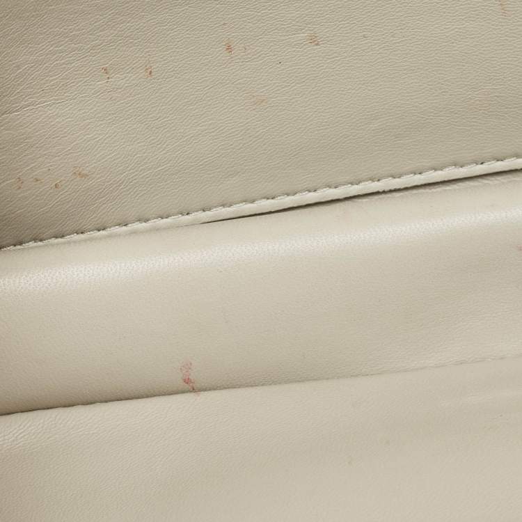 Pre Owned Valentino Beige Leather Loco Shoulder Bag