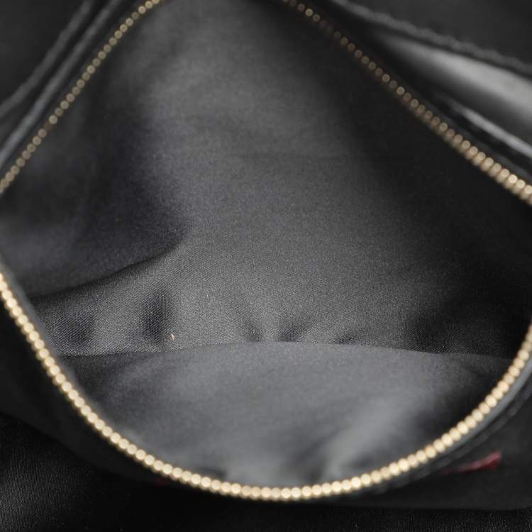 Pre Owned Valentino Multicolor Printed Nylon And Leather Double Pocket Bow Tote