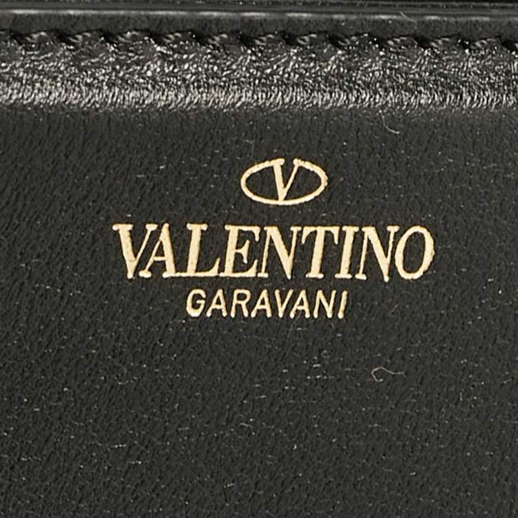 Pre Owned Valentino Black Leather Small Loco Shoulder Bag