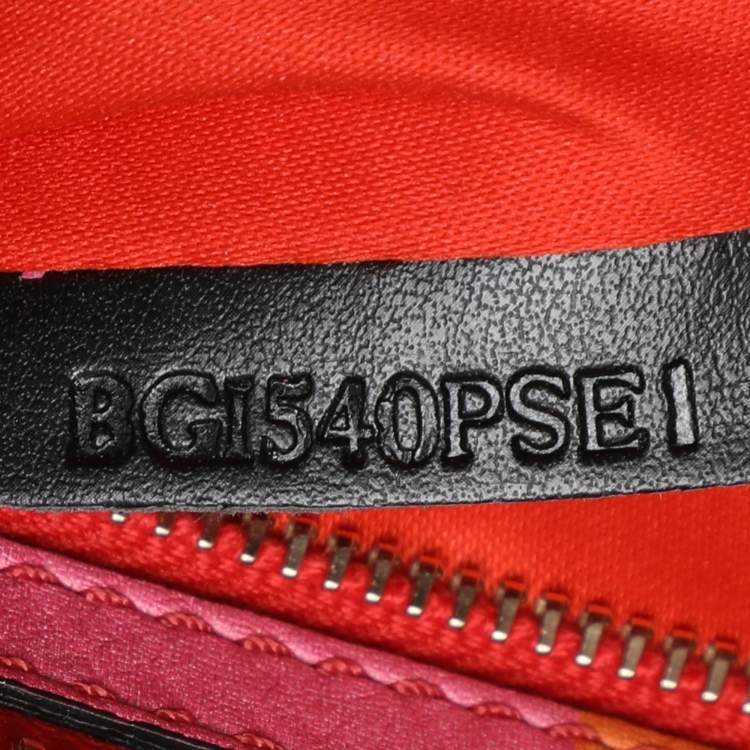 Pre Owned Valentino Multicolor Leather Medium Rockstud Trapeze Tote