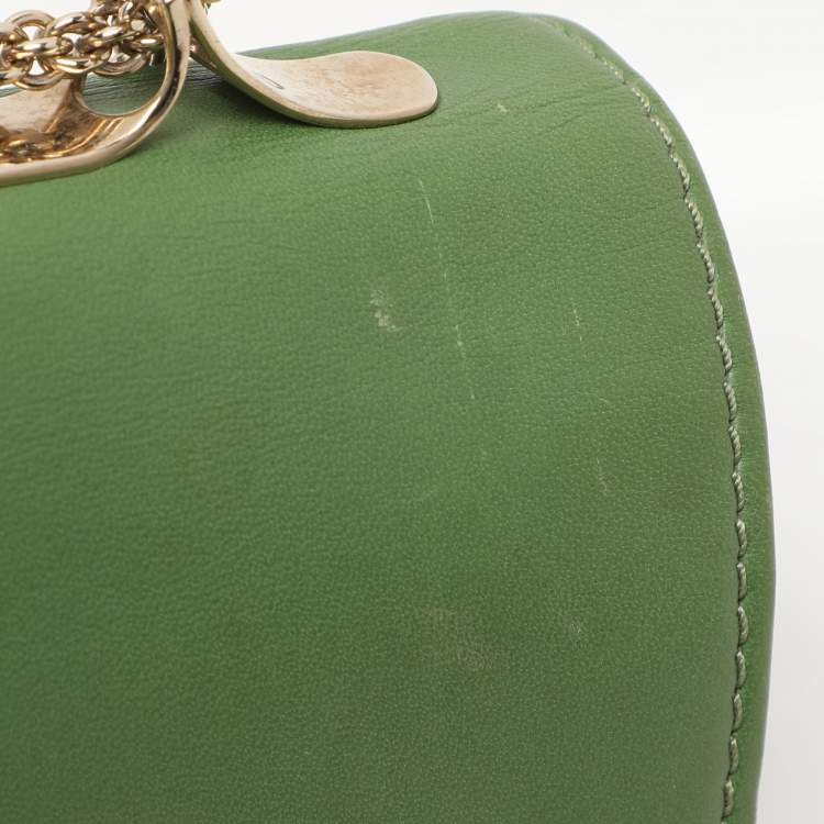 Pre Owned Valentino Multicolor Leather Rockstud Va Va Voom Chain Clutch