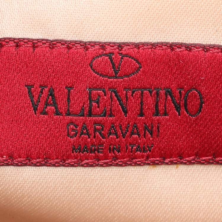 Pre Owned Valentino Beige Python Chain Frame Clutch