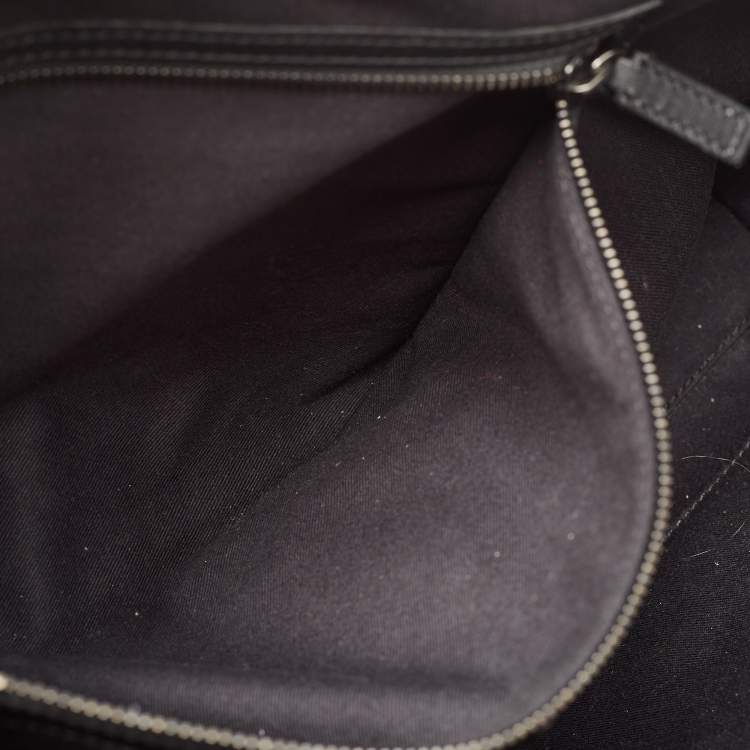 Pre Owned Valentino Black/Ivory Leather Rockstud Shopper Tote