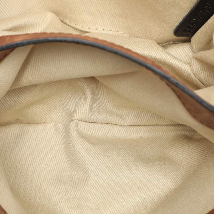 Pre Owned Valentino Brown Leather Shoulder Bag