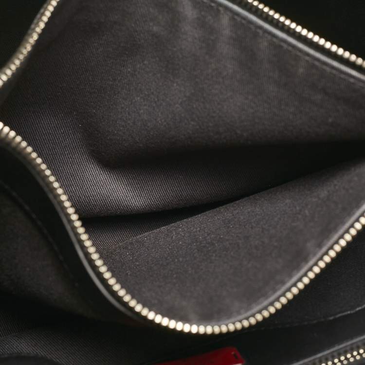 Pre Owned Valentino Black Quilted Leather Candystud Tote