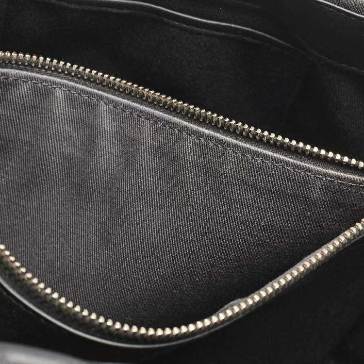 Pre Owned Valentino Black Quilted Leather Candystud Tote
