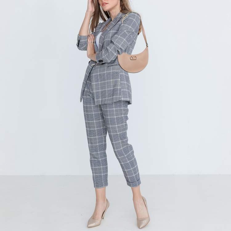 Pre Owned Valentino Beige Leather Mini VLogo Hobo