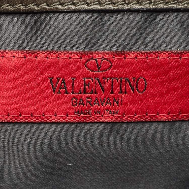 Pre Owned Valentino Silver/Grey Sequins Rose Petal Shopper Tote