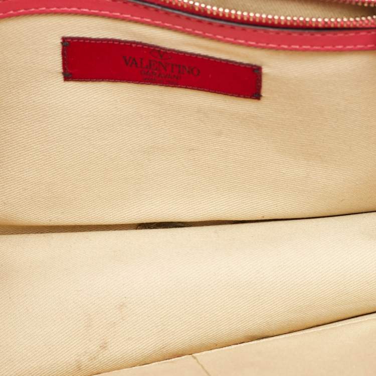 Pre Owned Valentino Multicolor Leather Medium Glam Lock Flap Chain Shoulder Bag
