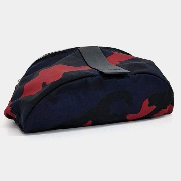 Pre Owned Valentino Multicolor Nylon Belt Bag