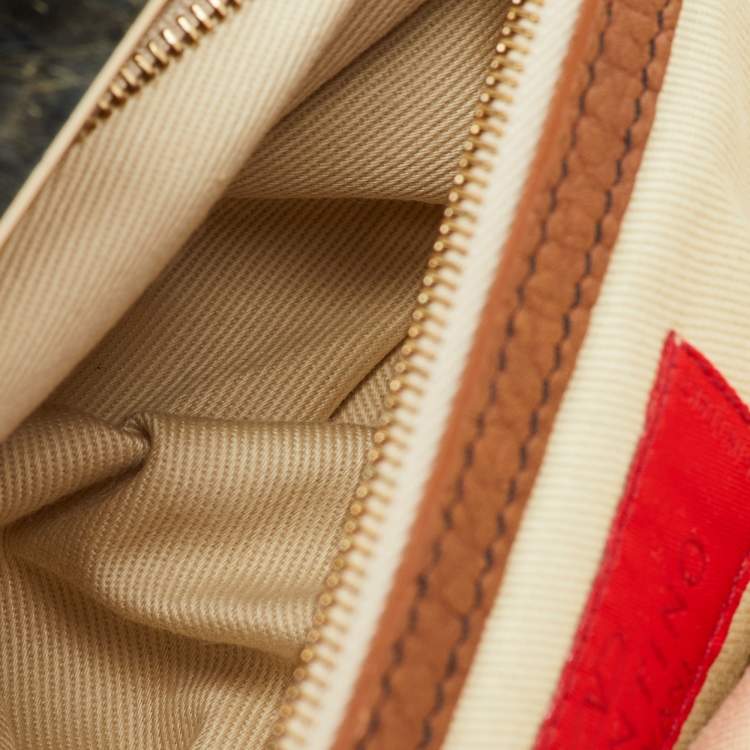 Pre Owned Valentino Garavani Brown Leather Vintage Shoulder Bag
