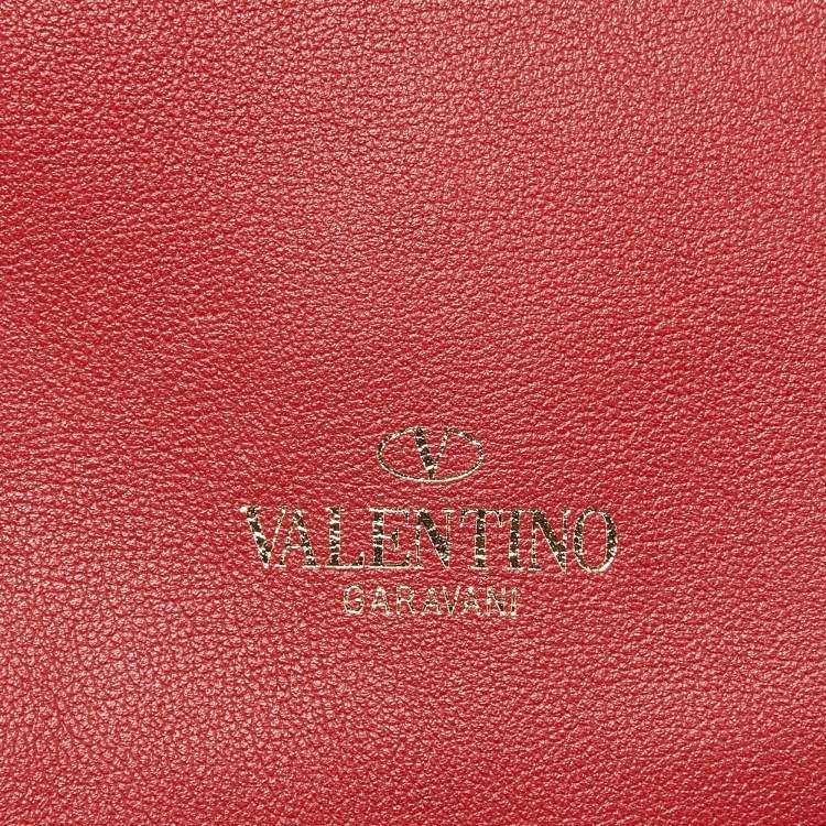 Pre Owned Valentino Black/Clear PVC and Leather Grande VLTN Plage Tote