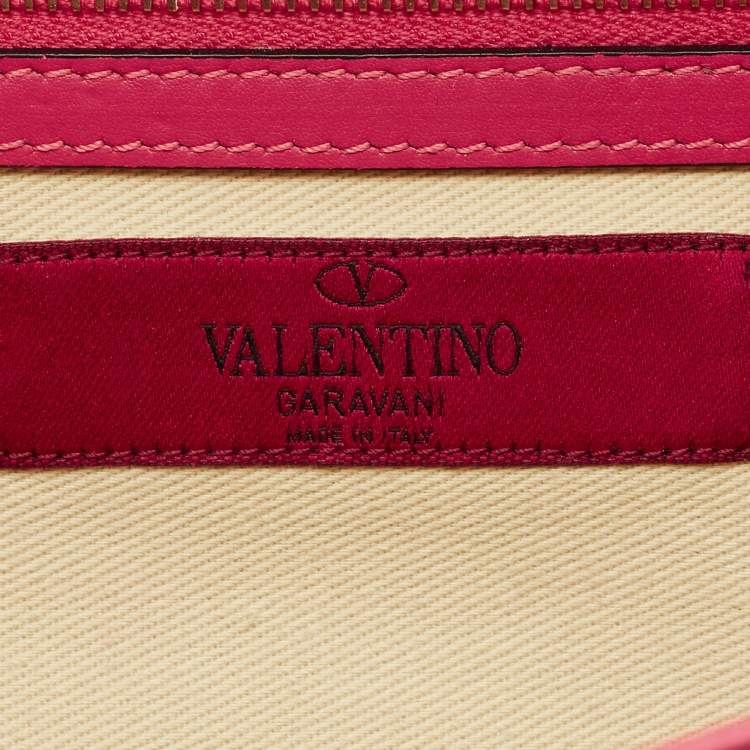 Pre Owned Valentino Multicolor Leather Medium Glam Lock Shoulder Bag