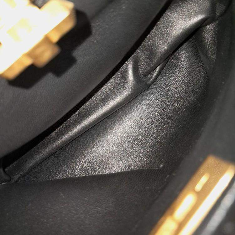 Pre Owned Valentino Black Leather Roman Studded Tote and Shoulder Bag