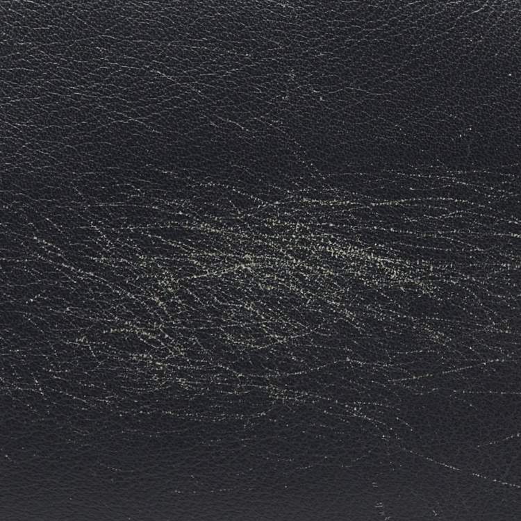 Pre Owned Valentino Dark Grey Leather Rockstud Trapeze Tote