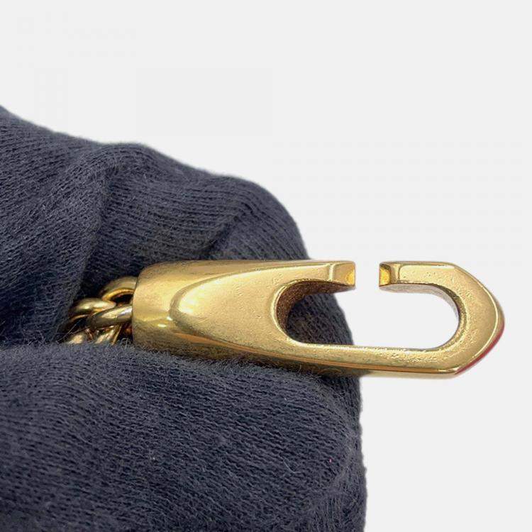 Pre Owned Valentino Garavani Loco 2Way Shoulder Bag Pink Leather Size Small