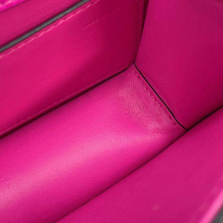 Pre Owned Valentino Garavani Loco 2Way Shoulder Bag Pink Leather Size Small