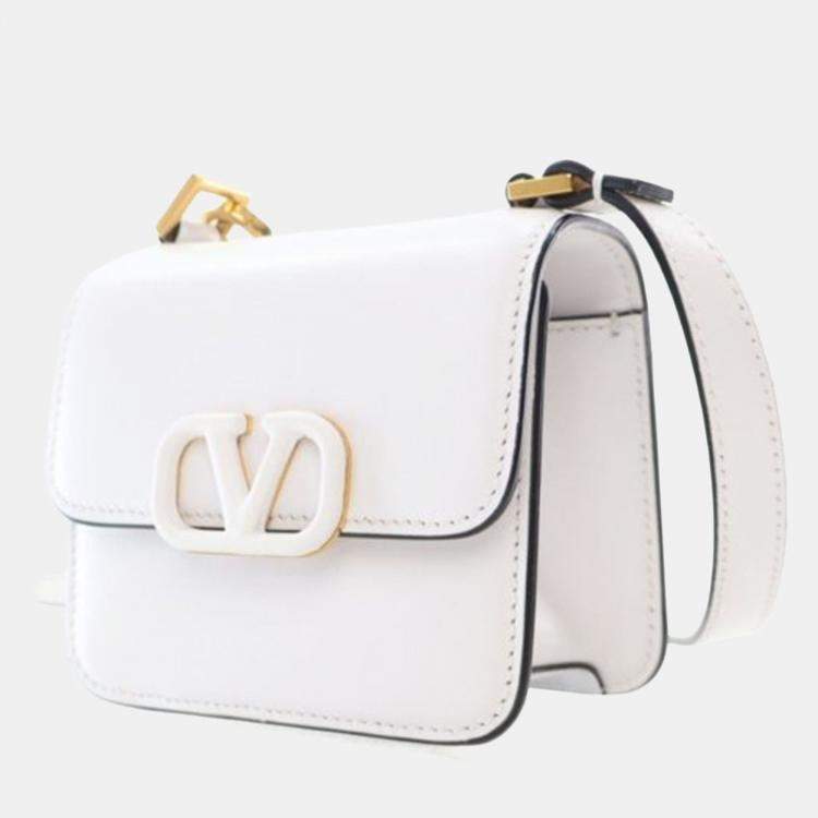 Pre Owned Valentino Micro Calfskin VSling Flap Bag