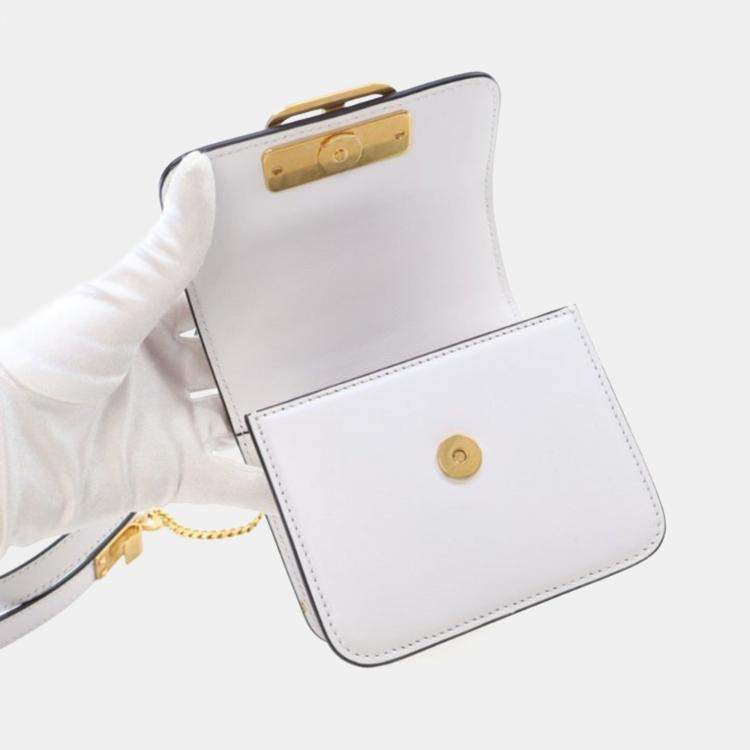 Pre Owned Valentino Micro Calfskin VSling Flap Bag