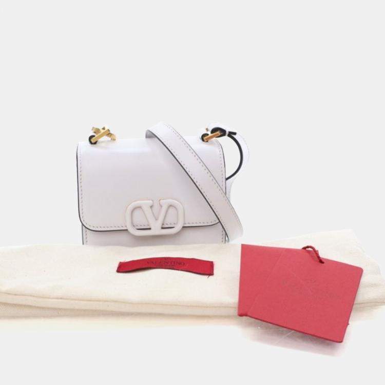 Pre Owned Valentino Micro Calfskin VSling Flap Bag