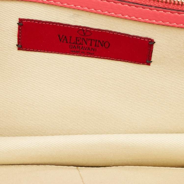 Pre Owned Valentino Multicolor Leather Medium Glam Lock Shoulder Bag