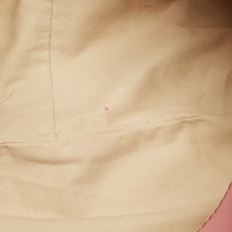 Pre Owned Valentino Pink Leather Catch Satchel