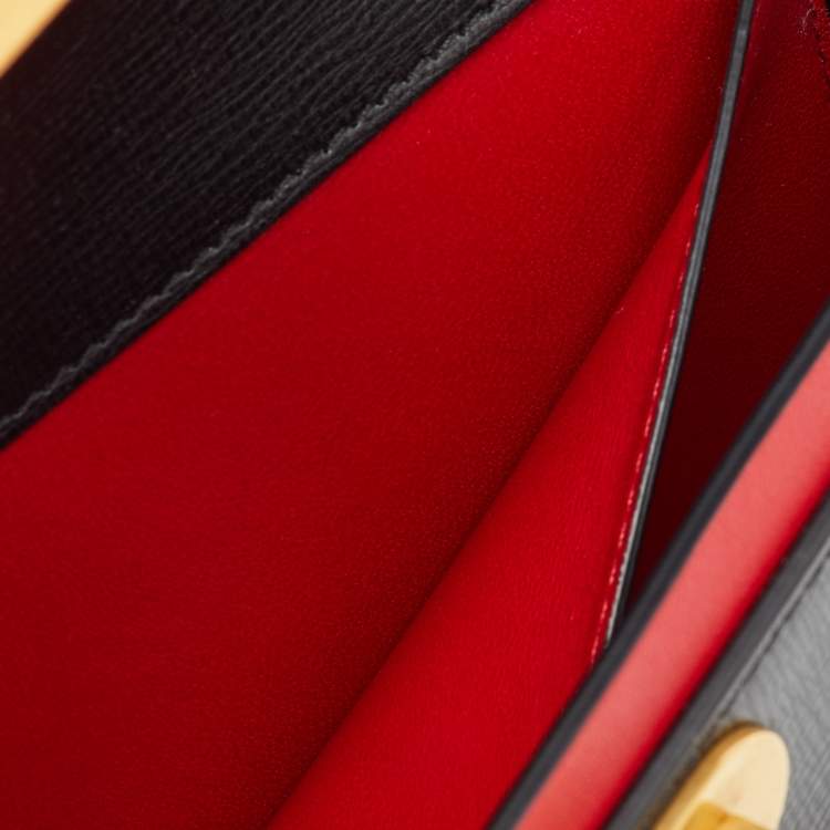 Pre Owned Valentino Black Leather Alcove Rockstud Top Handle Bag