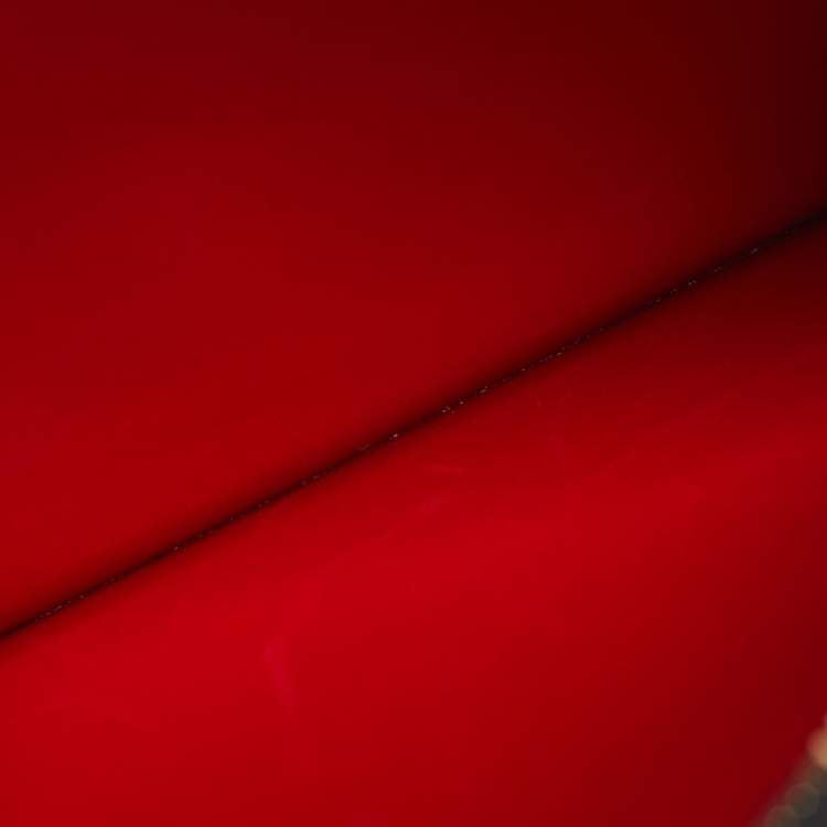 Pre Owned Valentino Black Leather Small Zip Flat Pouch