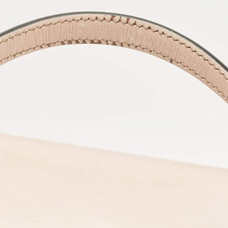 Pre Owned Valentino Alcove Rockstud Small Pink Leather Top Handle Bag