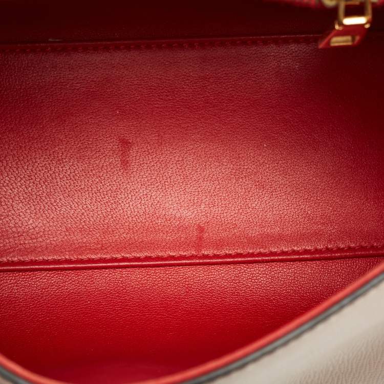 Pre Owned Valentino Alcove Rockstud Small Pink Leather Top Handle Bag