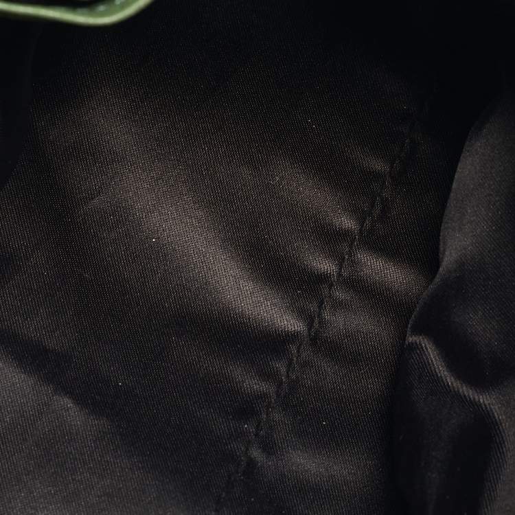 Pre Owned Valentino Green Leather Boston Bag