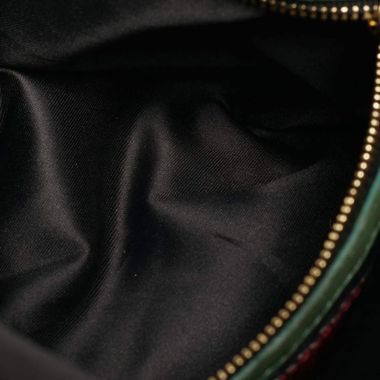 Pre Owned Valentino Green Leather Boston Bag