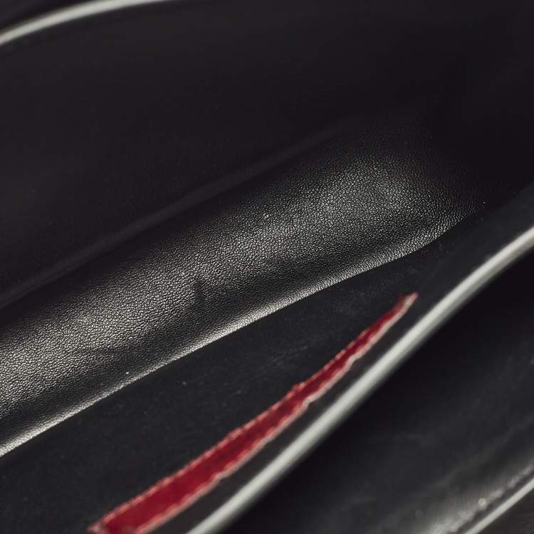 Pre Owned Valentino B-Rockstud Black/White Leather Shoulder Bag