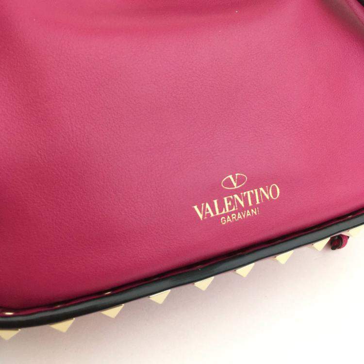 Pre Owned Valentino Garavani Rockstud Bucket Bag