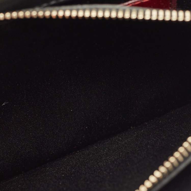 Pre Owned Valentino Rockstud Black Leather Chain Clutch