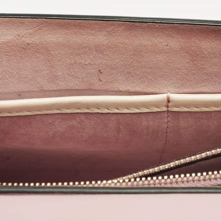 Pre Owned Valentino Rockstud Kimono 1997 Pink Leather Top Handle Bag