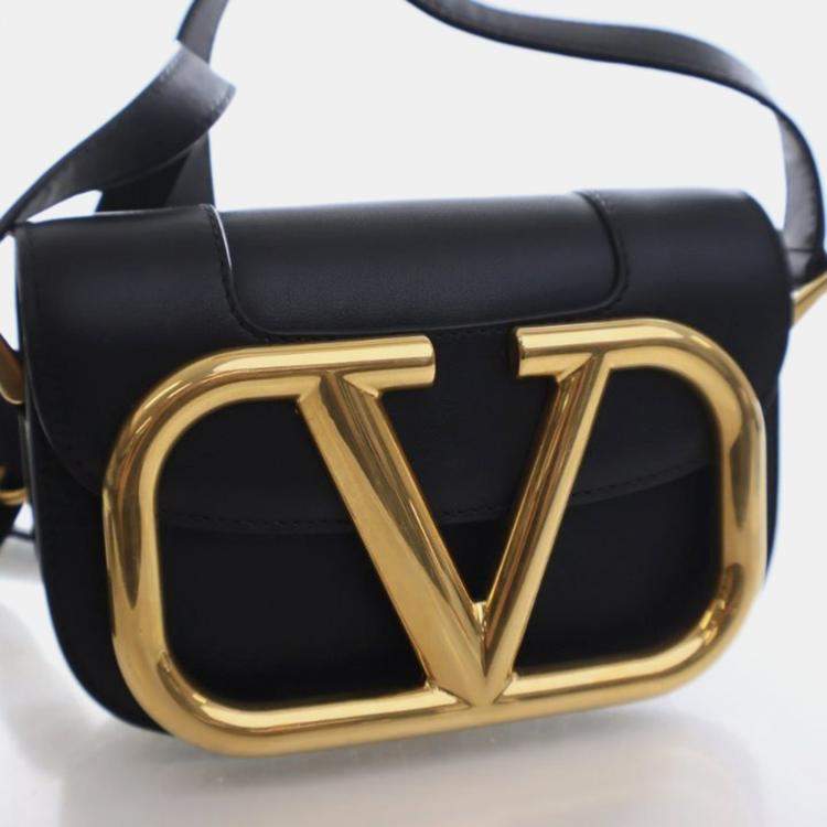 Pre Owned Valentino Small Calfskin Loco Shoulder Bag