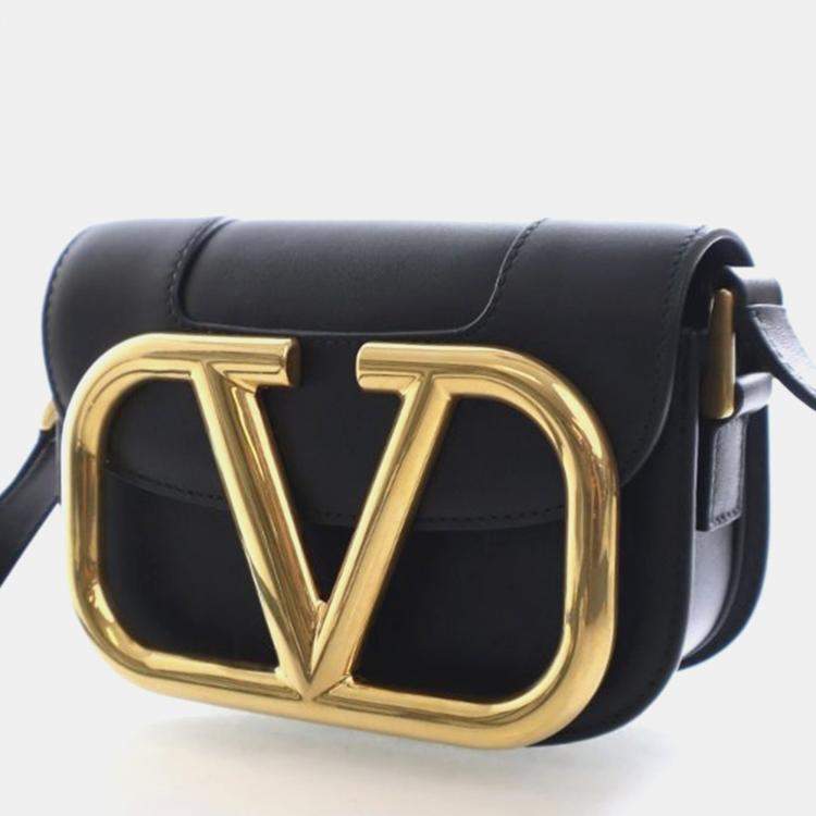 Pre Owned Valentino Small Calfskin Loco Shoulder Bag