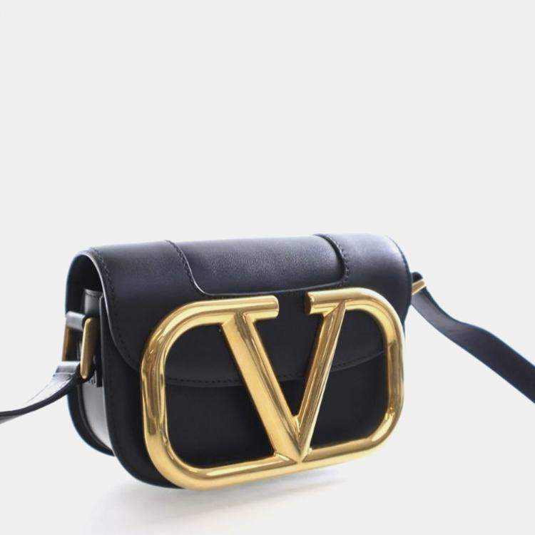 Pre Owned Valentino Small Calfskin Loco Shoulder Bag